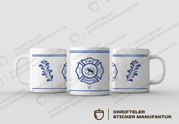 Motivtasse - OKRIFTEL FIRE Bembel-Edition