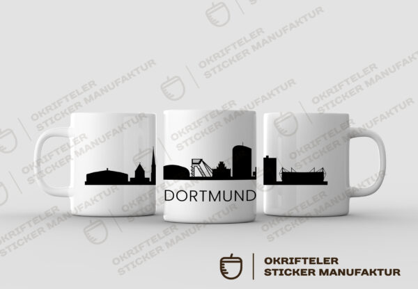 Motivtasse - Skyline DORTMUND