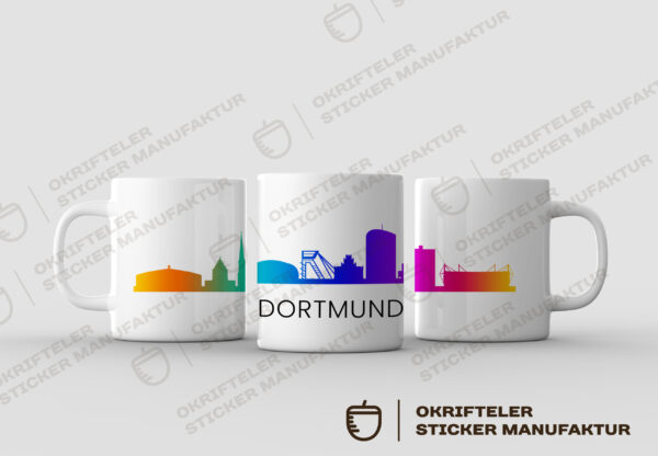 Motivtasse - Skyline DORTMUND – Bild 2