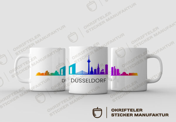 Motivtasse - Skyline DÜSSELDORF – Bild 2