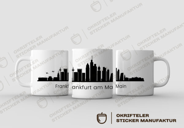 Motivtasse - Skyline Frankfurt am Main