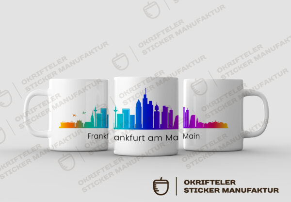 Motivtasse - Skyline Frankfurt am Main – Bild 2