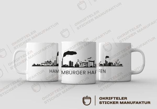 Motivtasse - Skyline HAMBURG – Bild 3