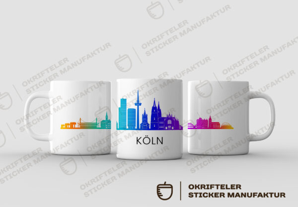 Motivtasse - Skyline KÖLN – Bild 2