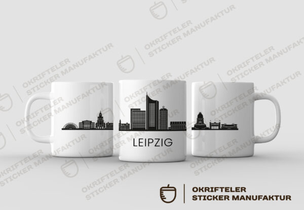 Motivtasse - Skyline LEIPZIG