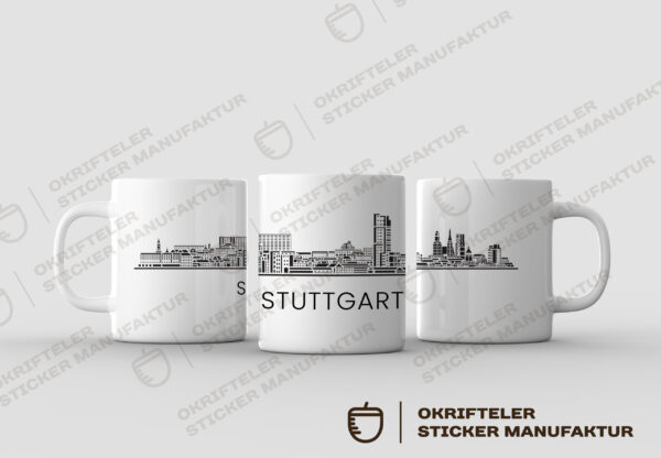 Motivtasse - Skyline STUTTGART