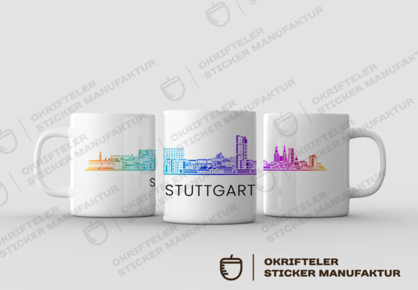 Motivtasse - Skyline STUTTGART – Bild 2