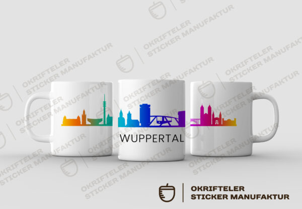 Motivtasse - Skyline WUPPERTAL – Bild 2