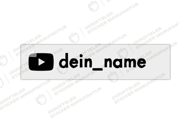 YouTube Sticker mit deinem Namen – Bild 7