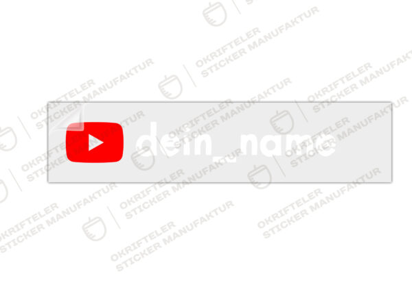 YouTube Sticker mit deinem Namen – Bild 4