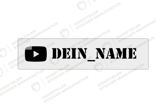 YouTube Sticker mit deinem Namen – Bild 8