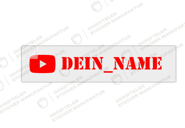 YouTube Sticker mit deinem Namen – Bild 11