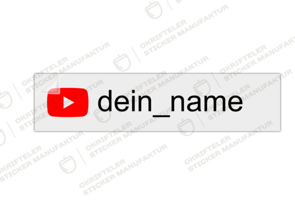 YouTube Sticker mit deinem Namen – Bild 3